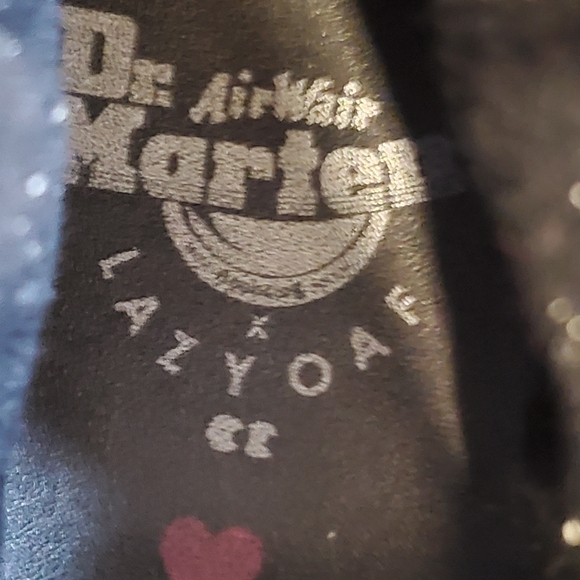 Dr. Martens X Lazy Oaf RARE  Black Buckle Boot Lo Suede Ankle Boots Size 7 - Picture 7 of 7